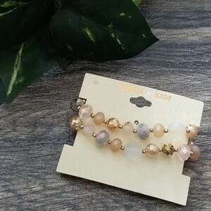 Sophia & Kate multicolor beaded bracelet set NEW